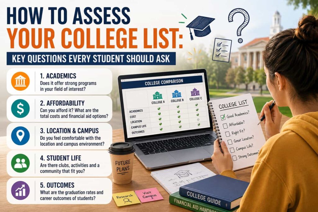 How to Assess Your College List Key Questions Every Student Should Ask